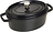 La Cocotte Gryta oval 3,2 l, svart, gjutjärn