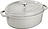 La Cocotte Gryta oval 3,2 l, vit tryffel, gjutjärn