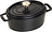 La Cocotte Gryta oval 600 ml, svart, gjutjärn