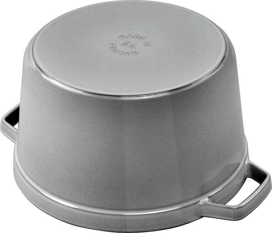 La Cocotte høj gryde 4,8 l, grafit, støbejern