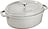 La Cocotte Lonac ovalni 3,2 l lijevano željezo bijeli tartuf