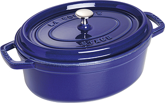 La Cocotte Pott 4,2 l ovaalne sinine malm