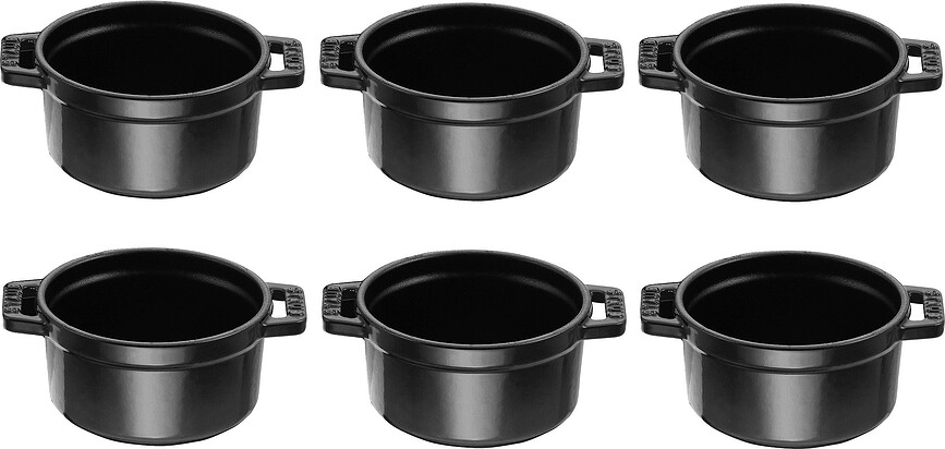 La Cocotte Ramequins pour cuisson et service, 250 ml, Lot de 6