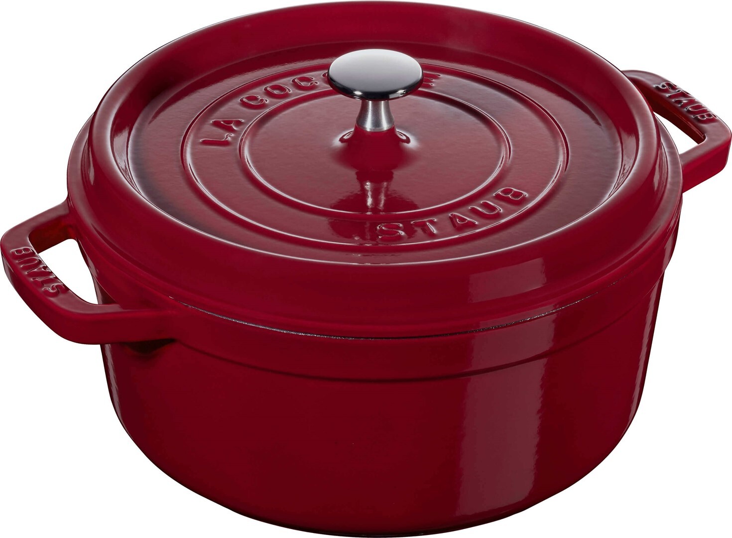 La Cocotte Topf 6,7 l, Gusseisen, Kastanienbraun