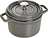 La Cocotte Topf 800 ml graphitfarbig aus Gusseisen gefertigt