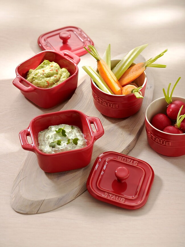 Mini Cocotte Geschirr zum Backen und Servieren 125 ml 2 St