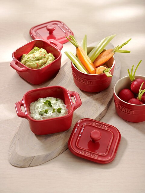 Mini Cocotte Geschirr zum Backen und Servieren 125 ml 2 St