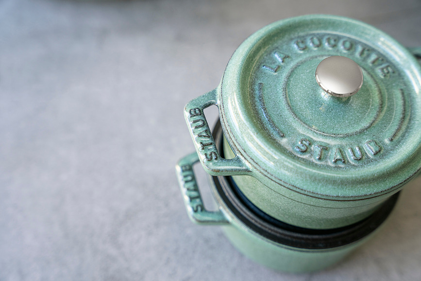 Mini Cocotte gryde 250 ml, mint støbejern