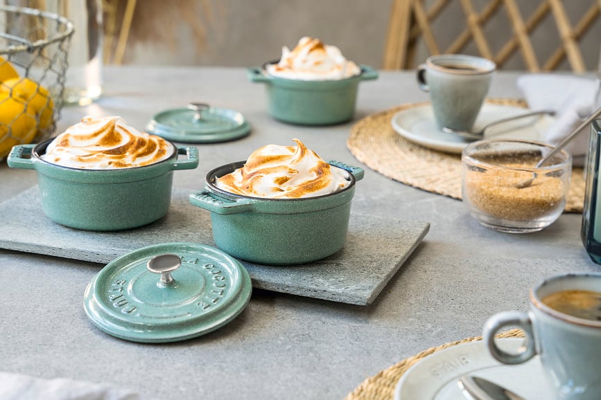 Mini Cocotte Posuda od lijevanog željeza 250 ml menta