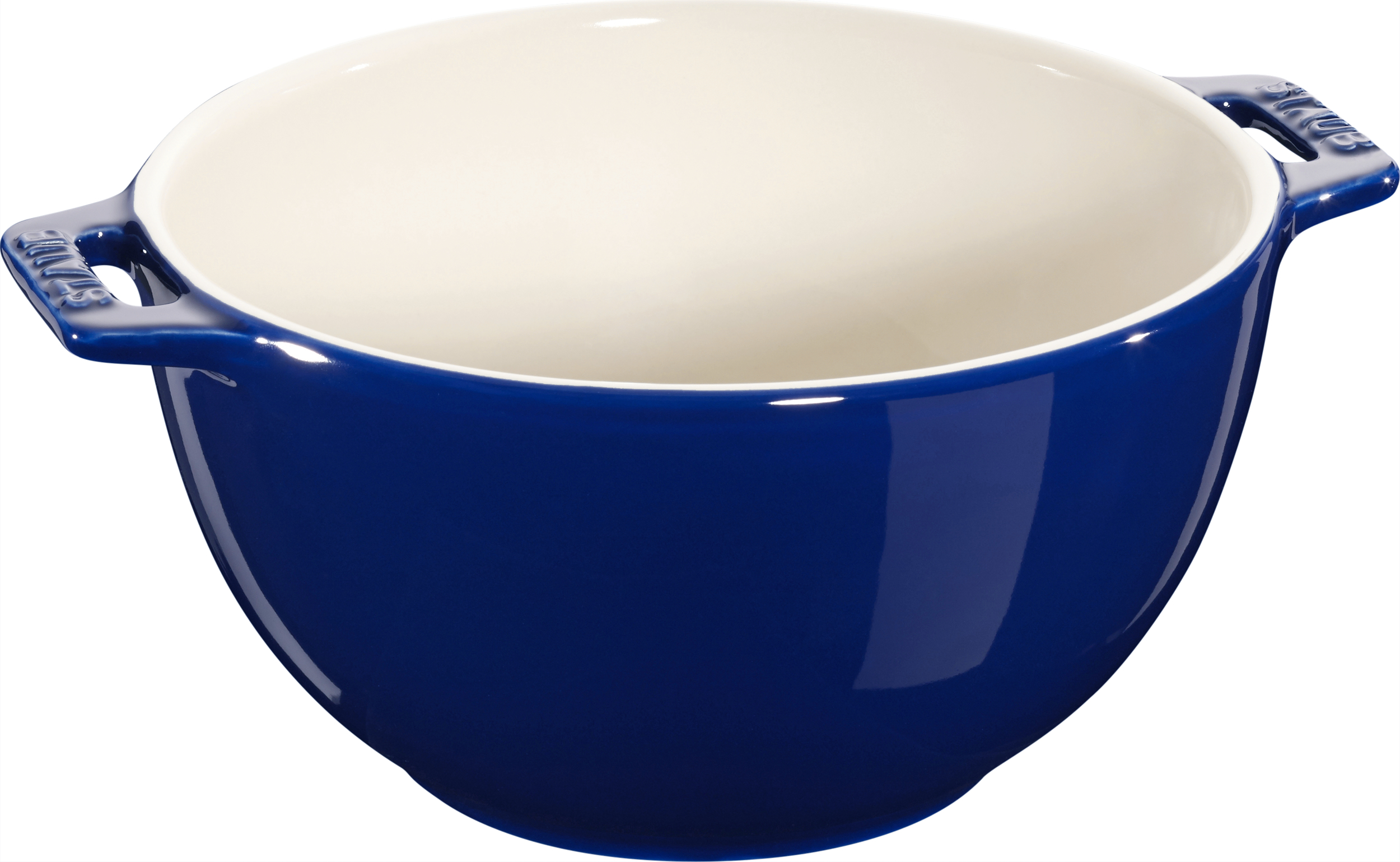 Misa sałatkowa Staub 18 cm niebieska z dwoma uchwytami