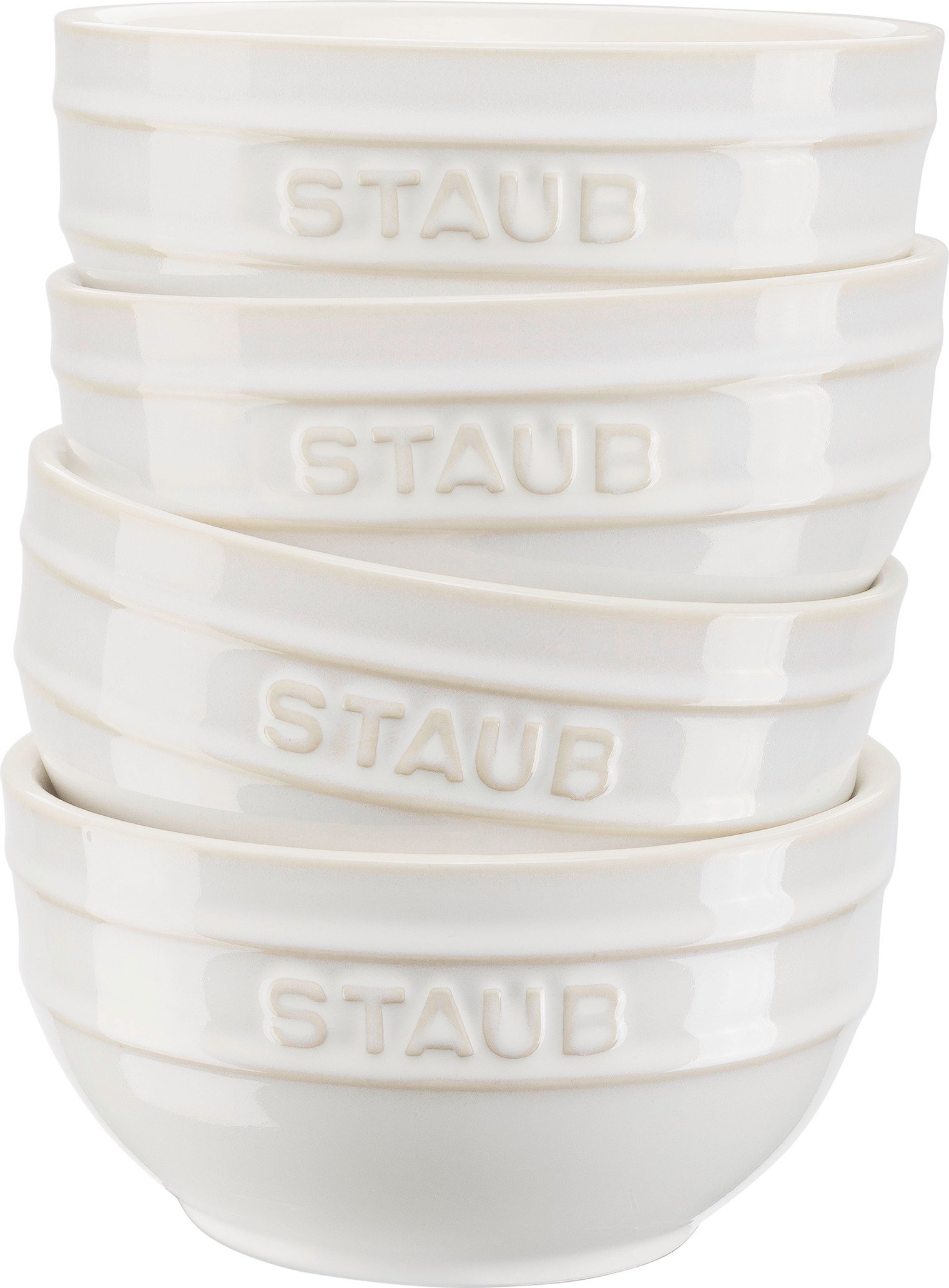 Miseczki na przekąski Staub 12 cm kość słoniowa 4 szt.