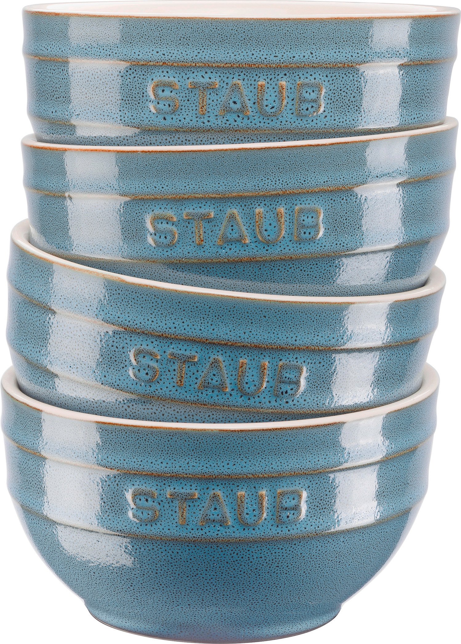 Miseczki na przekąski Staub 12 cm turkusowe 4 szt.