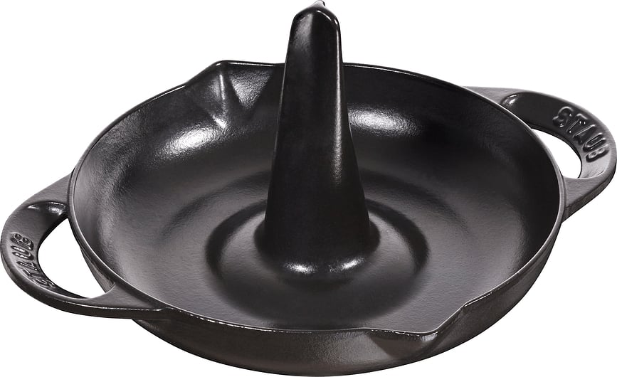 Mriežka na vertikálne pečenie kurčaťa Staub 24 cm