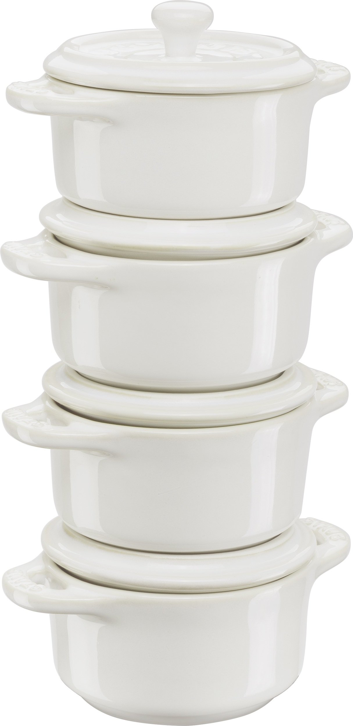 Naczynia do zapiekania i serwowania Mini Cocotte 200 ml kość słoniowa 4 szt.
