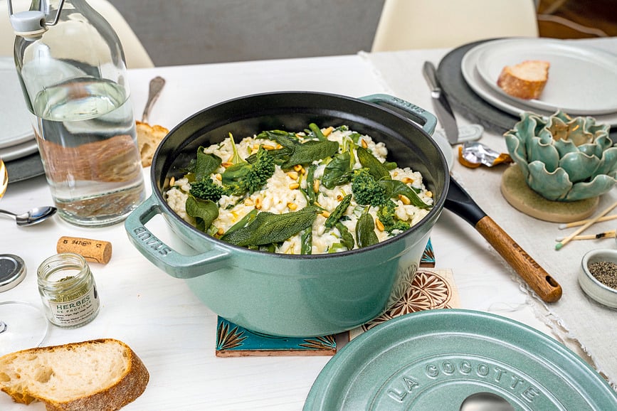 Olla de hierro fundido La Cocotte, 2,2 l, trufa blanca