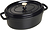 Olla de hierro fundido La Cocotte, ovalada, 4,2 L, negra