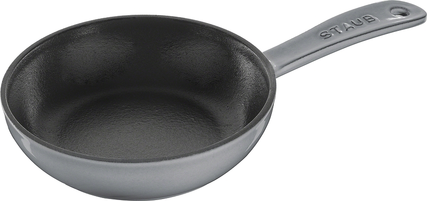 Пательня Staub 16 см, графітова, чавунна