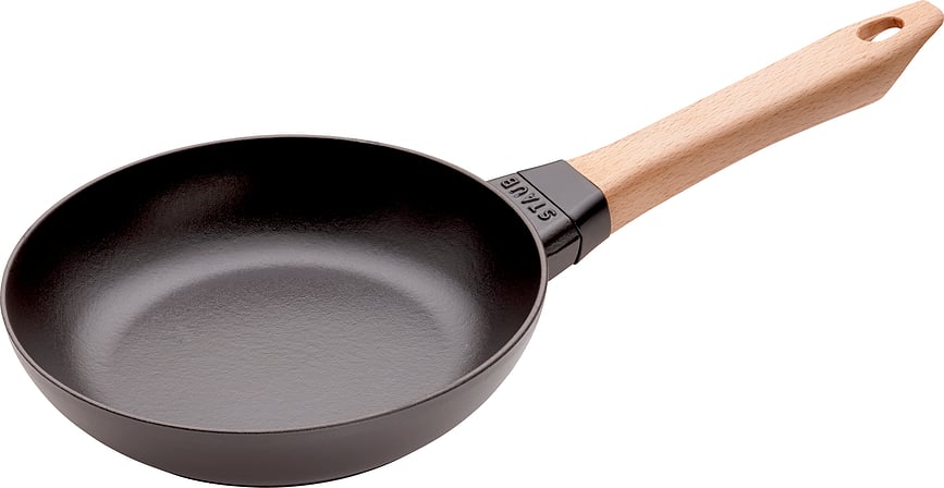 Пательня Staub з дерев'яною ручкою