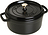 Pentola La Cocotte 3,8 l nera in ghisa