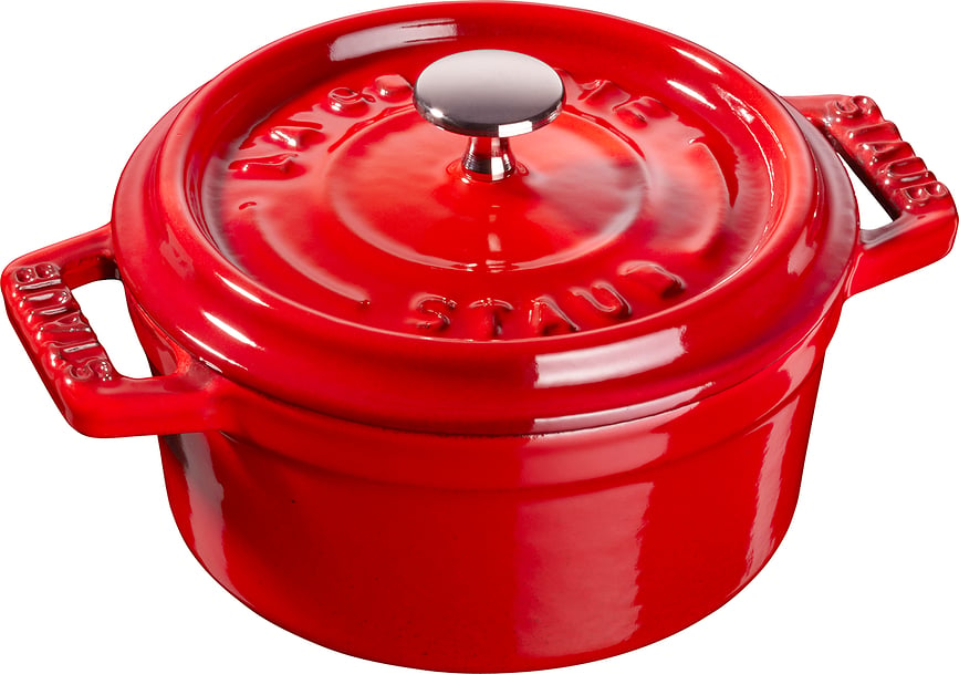 Pentola Mini Cocotte 250 ml rossa in ghisa