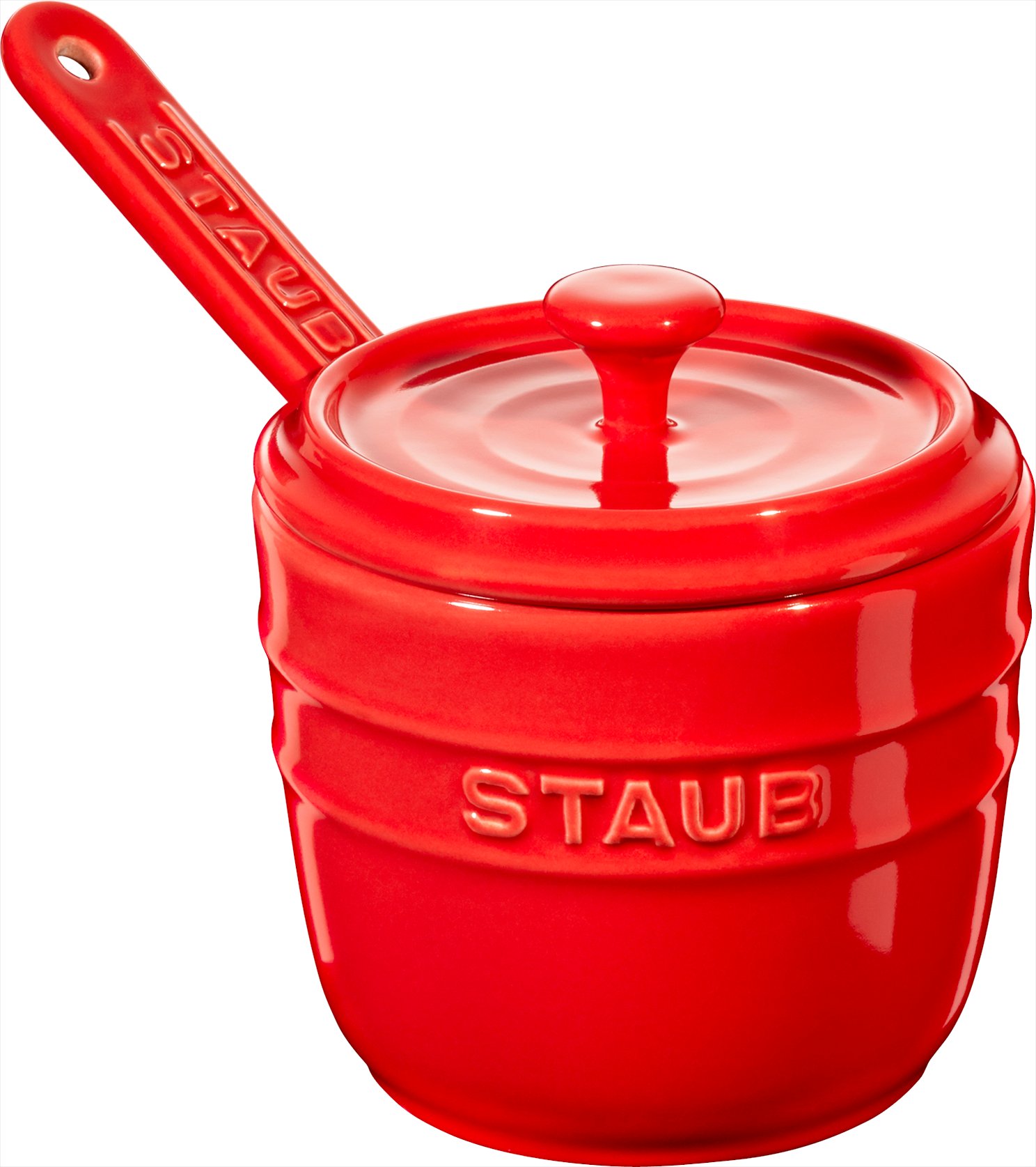 Pojemnik na sól Staub 250 ml czerwony z łyżeczką