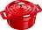 Puodas Mini Cocotte iš ketaus raudonos spalvos 250 ml