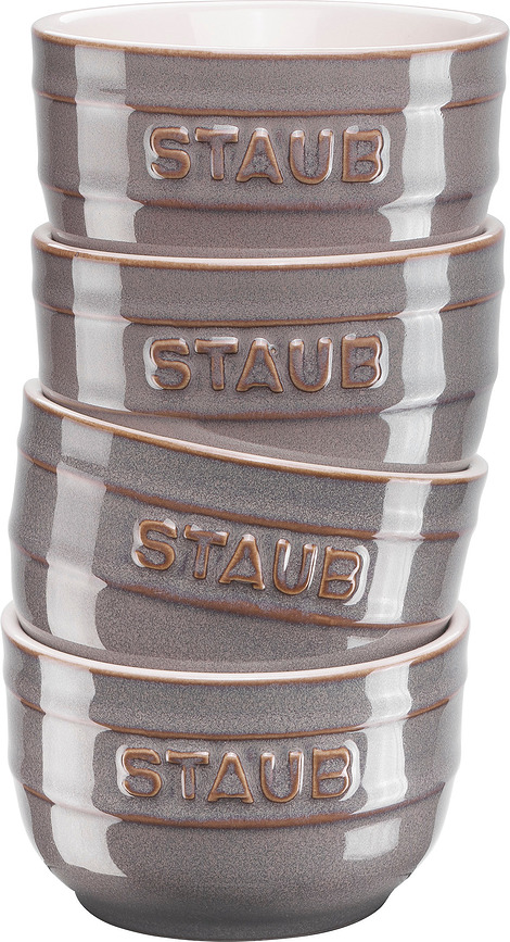 Ramekin XS-Minis 200 ml color grigio grafite 4 pz.