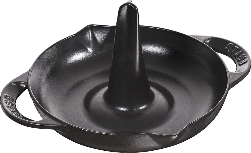 Režģis vertikālai vistas gaļas cepšanai Staub 24 cm