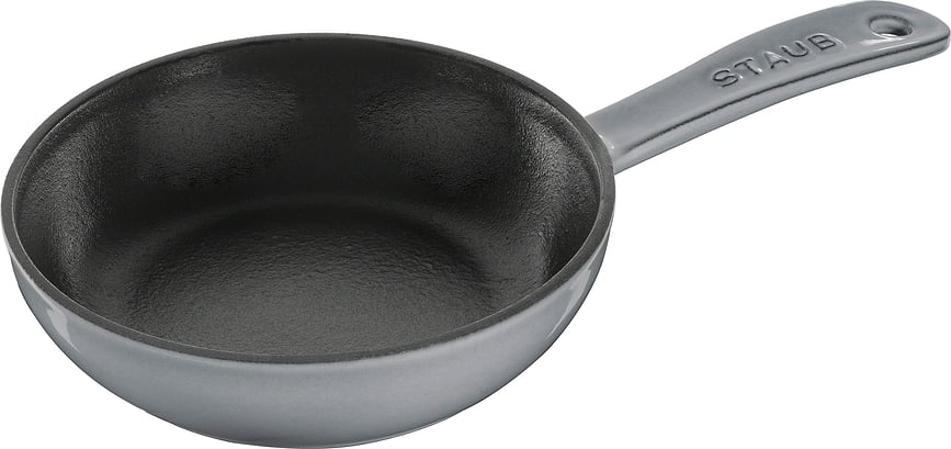 Sartén de hierro fundido Staub, 16 cm, color grafito