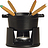 Set de Fondue Staub, 10 cm, negro, 8 piezas