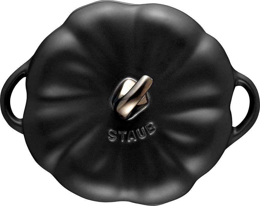 Special Cocotte Mini-Cocotte, forme citrouille, 500 ml, noire