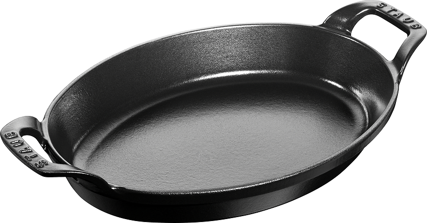 Staub Back- und Servierplatte 1,6 l oval