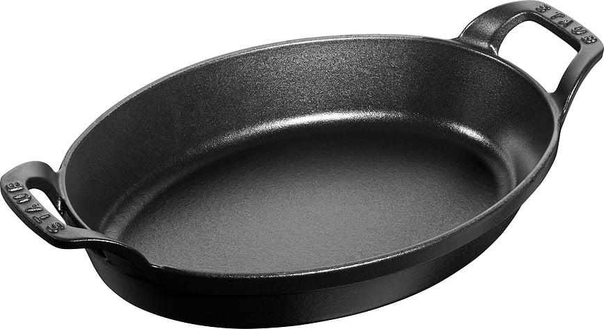 Staub Back- und Servierplatte 1 l oval