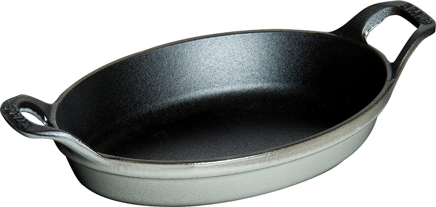 Staub Back- und Servierplatte 250 ml oval