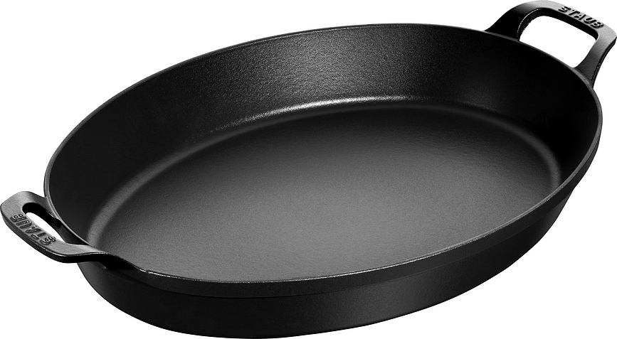 Staub Back- und Servierplatte 3,7 l oval