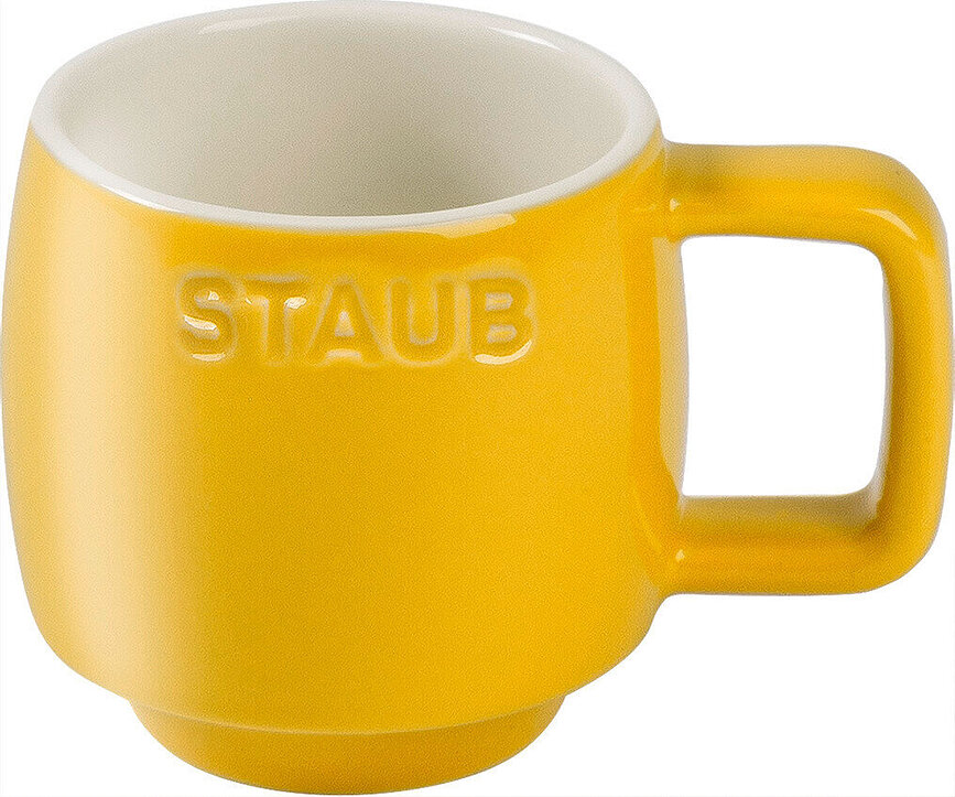 Staub bögre, 100 ml, sárga