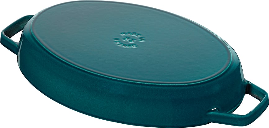 Staub Cocotte Ovale pour poisson, 2,8 L, bleue marine