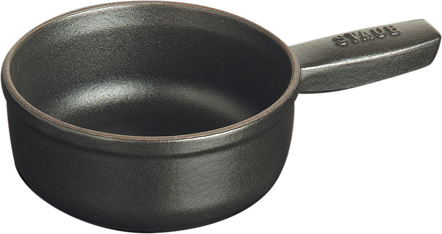 Staub Fondue-Kasserolle 350 ml schwarz