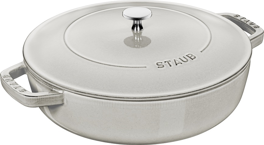 Staub Pan 28 cm deep with two handles and a lid
