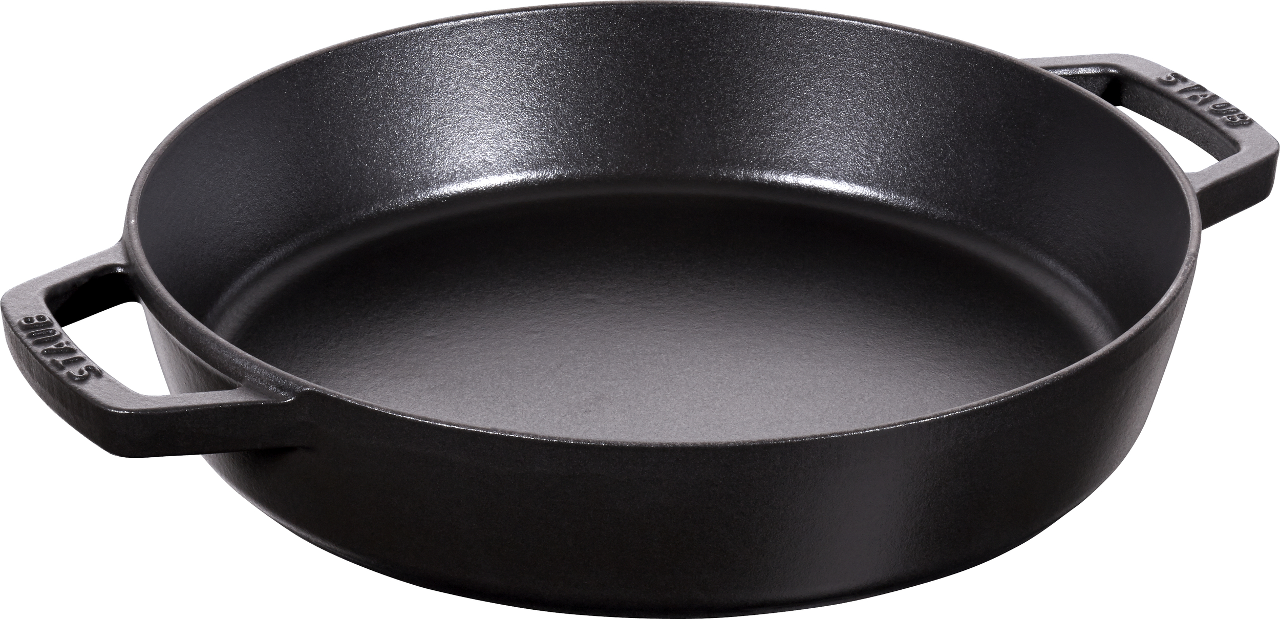 Staub Pfanne 26 cm schwarz mit zwei Griffen