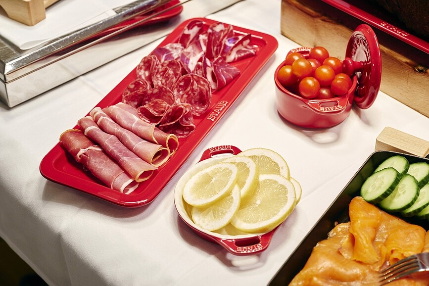 Staub Plateau de Service, bleu