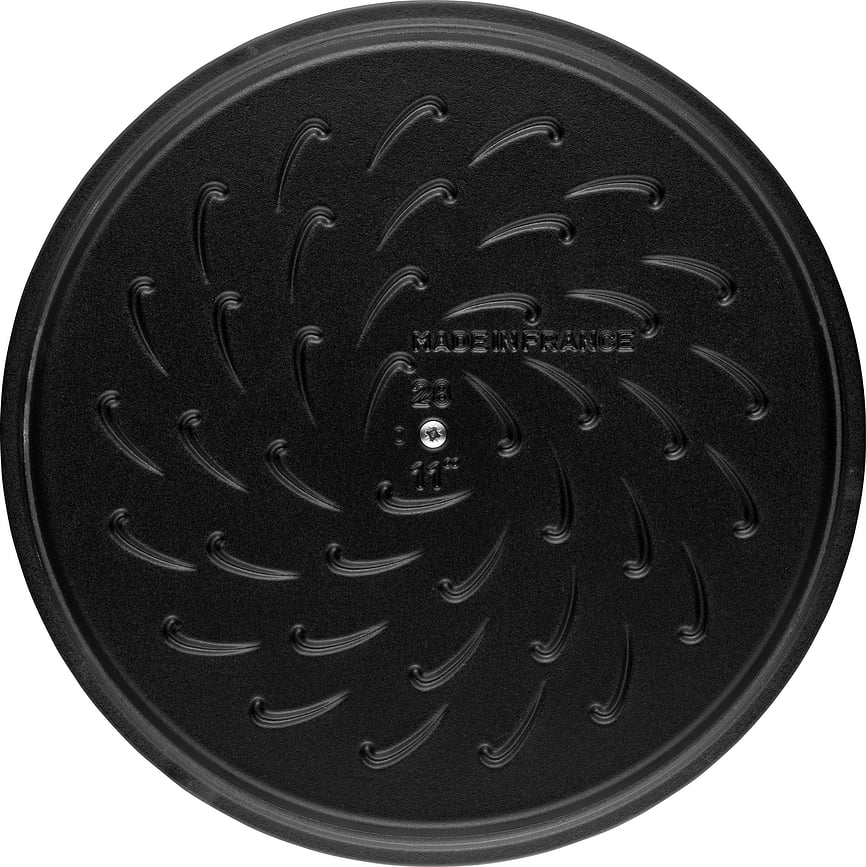 Staub Globoka ponev z dvema ročajema s pokrovom, 28 cm, zelena