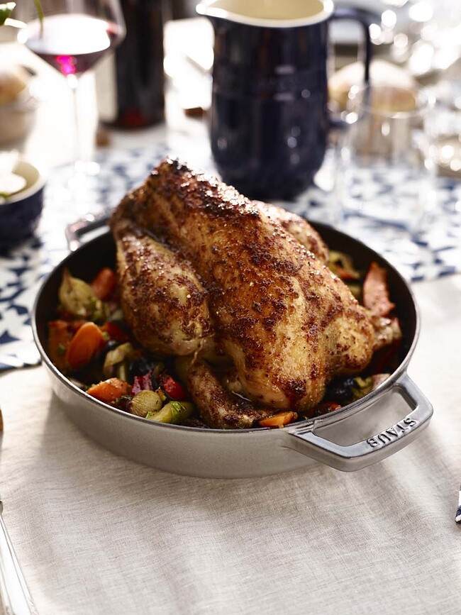 Staub Ponev z dvema ročajema, 26 cm, črna