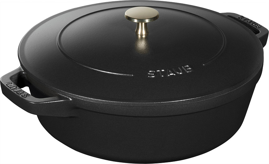 Staub Set Posuđa s tavom i poklopcem 24 cm bijela tartufa 4-dijelni set