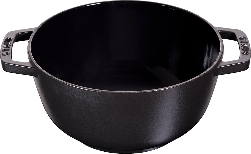 Staub Set za Fondue 20 cm bijeli tartuf Set od 10 dijelova