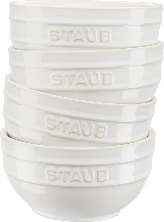 Staub Snack bowls 12 cm ivory 4 pcs