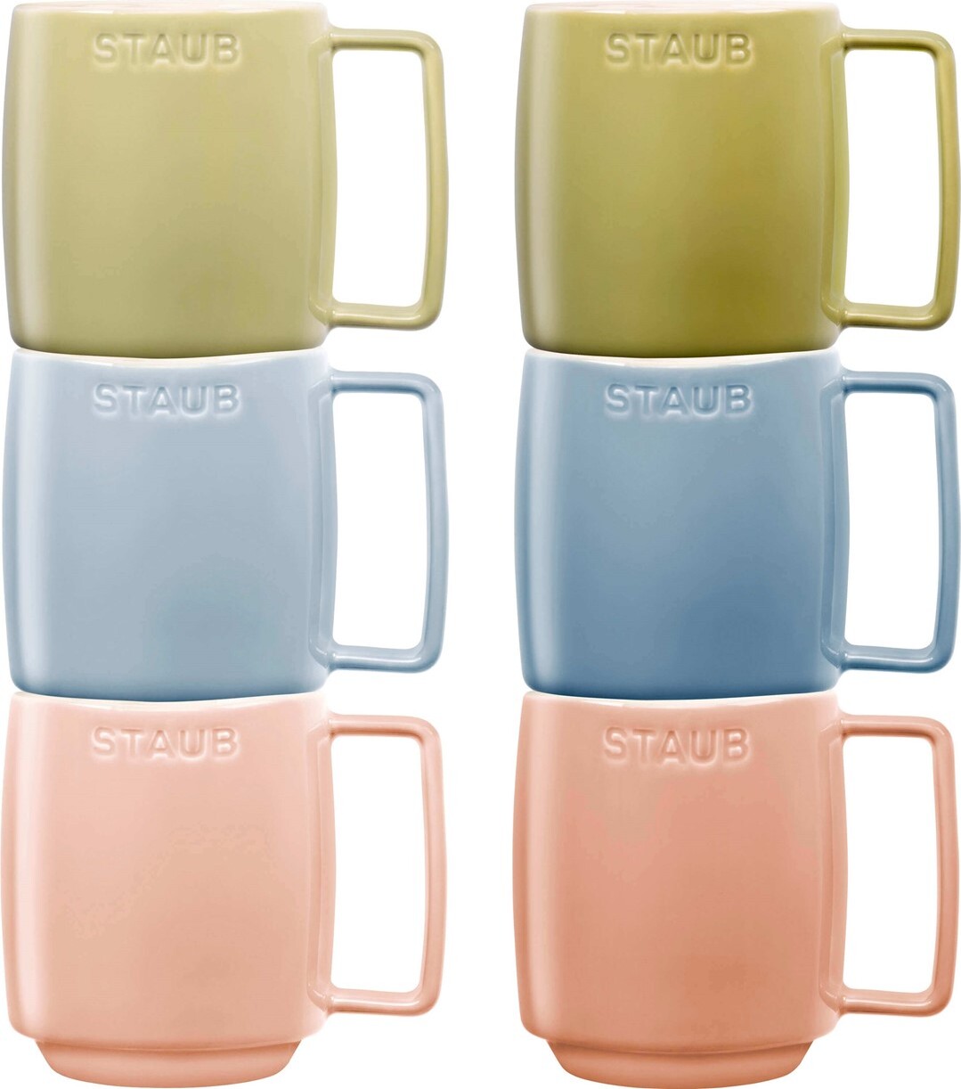 Staub Tassen 350 ml, farbig, 6 St.