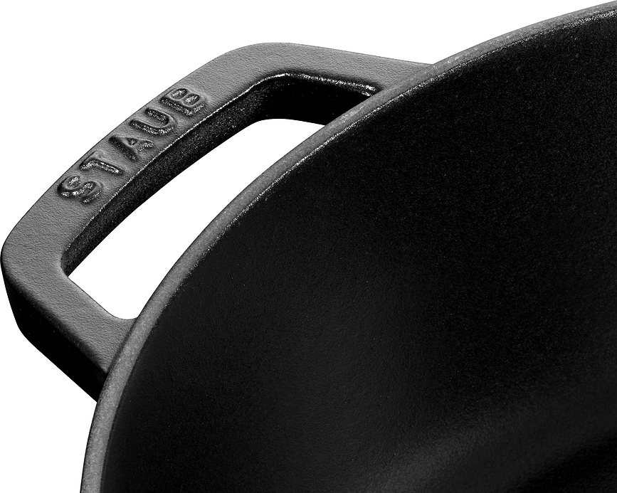 Staub Tava duboka s poklopcem s dvije ručke 28 cm zelena