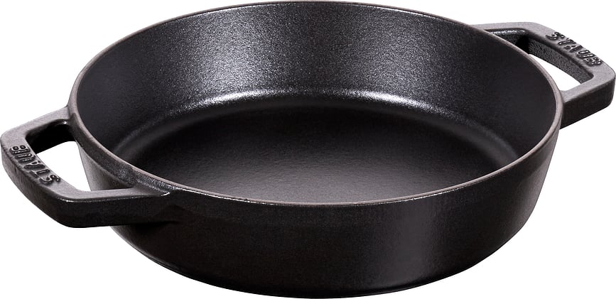 Staub Τηγάνι με δύο λαβές, 20 cm, μαύρο