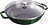 Вок Staub 30 см, зелений, з кришкою